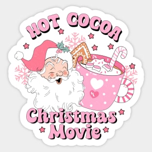 Hot Cocoa Christmas Movie Sticker
